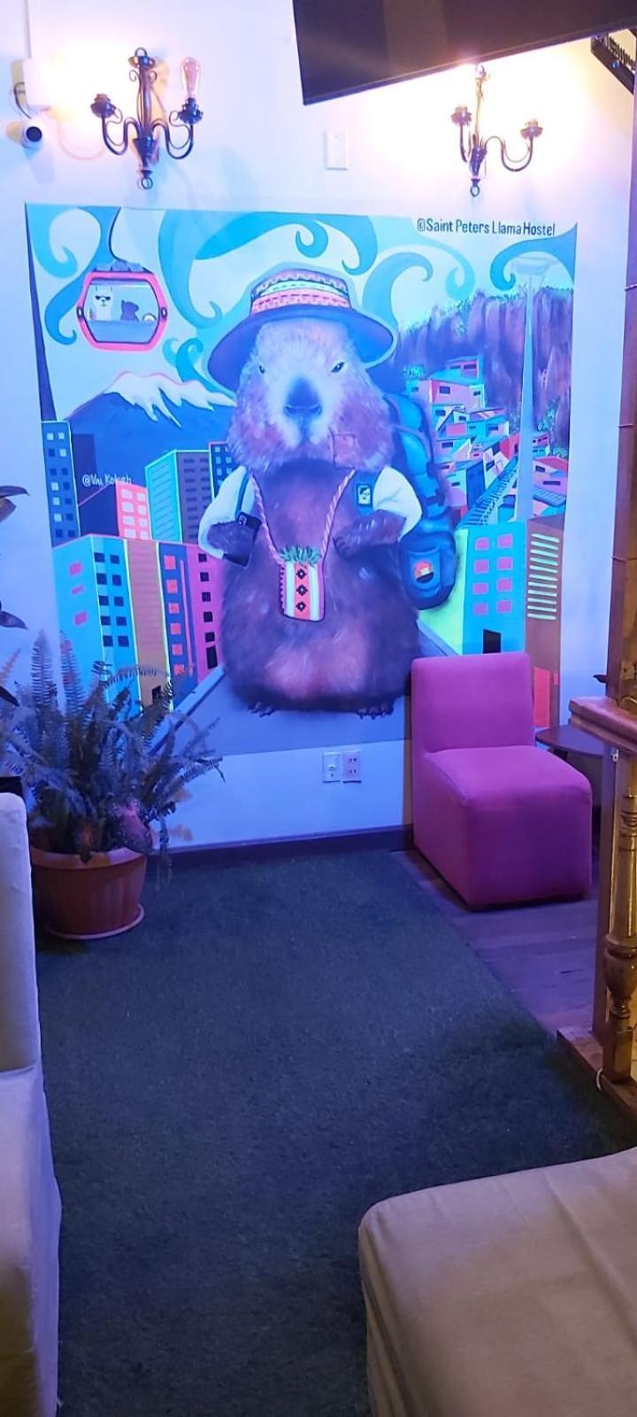 Saint Peter'S Llama Hostal La Paz Bagian luar foto