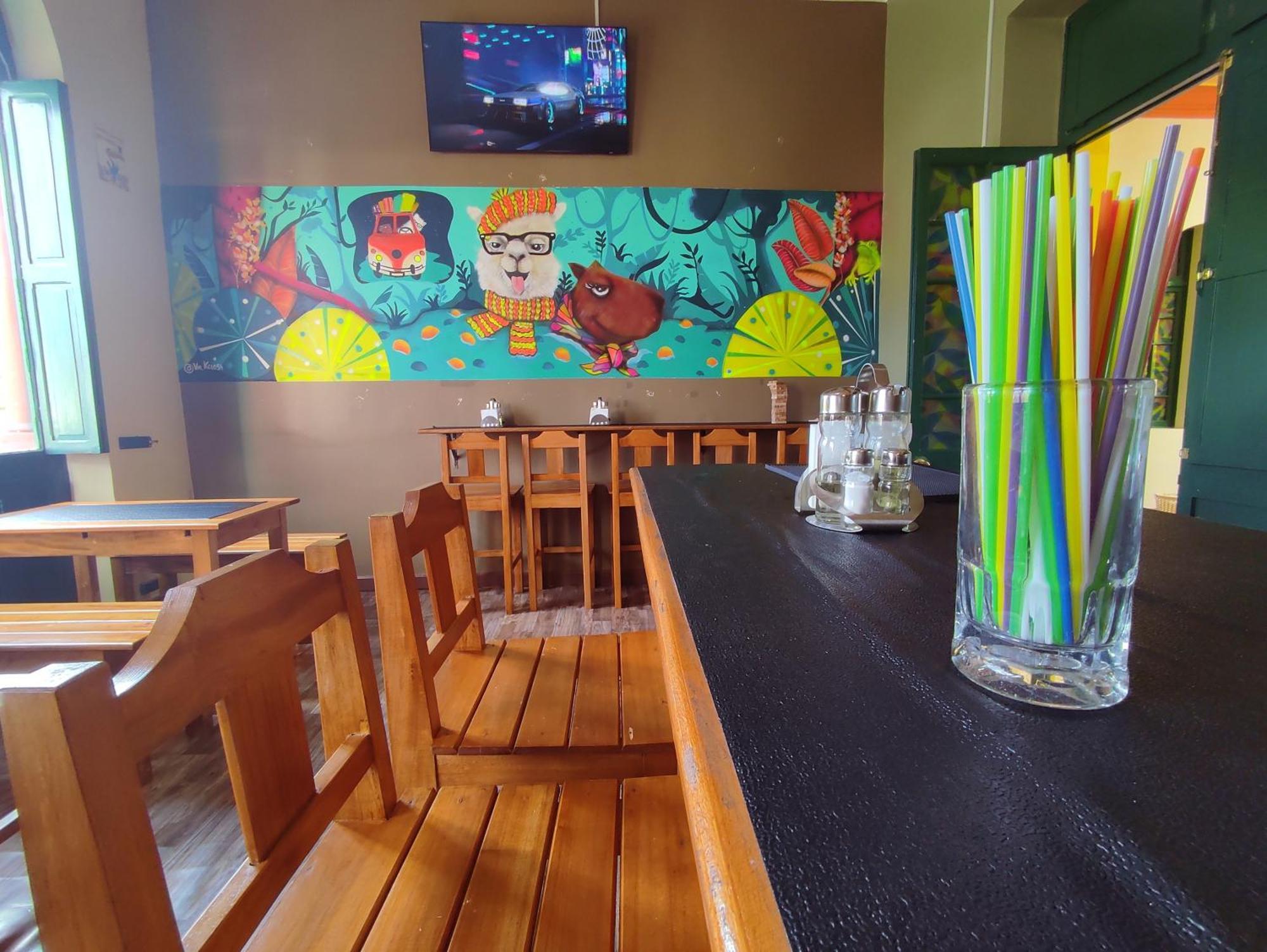 Saint Peter'S Llama Hostal La Paz Bagian luar foto